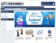 Tablet Screenshot of janitorialstores.com